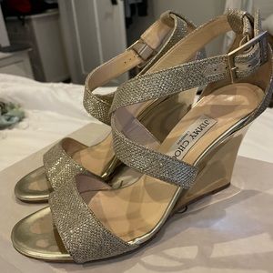 Jimmy Choo Fearne Crisscross Wedge